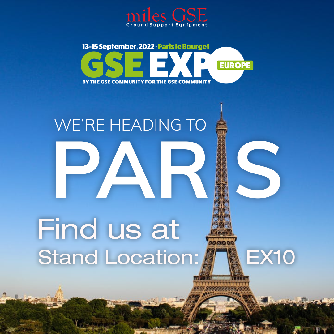 Miles GSE is attending to GSE EXPO EUROPE in Paris in September!