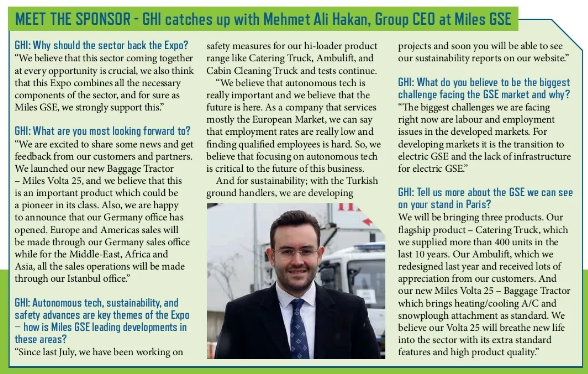 Miles GSE's CEO Mehmet Ali Hakan's interview at GHI August 2022 issue.